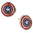Captain America Shield Stud Earrings